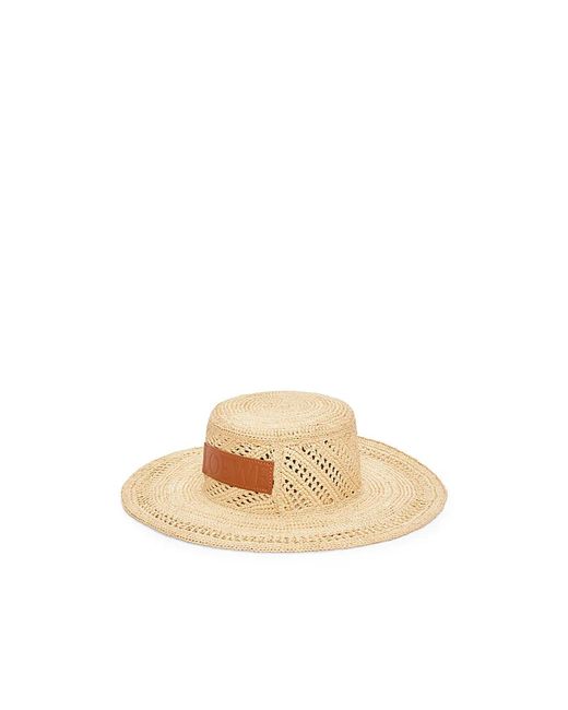 Loewe Natural Logo Embossed Fisherman Hat for men