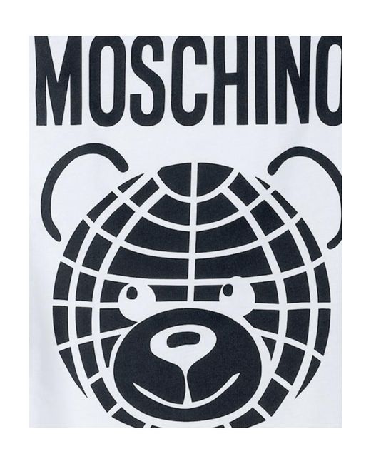 Moschino White Logo Dress