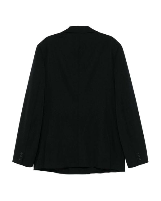 Comme des Garçons Black Double-Breasted Blazer for men