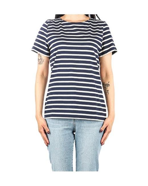 Saint James Blue Striped T-Shirt