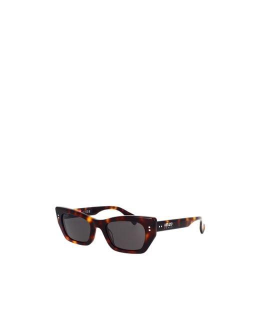 KENZO White Logo Sunglasses for men
