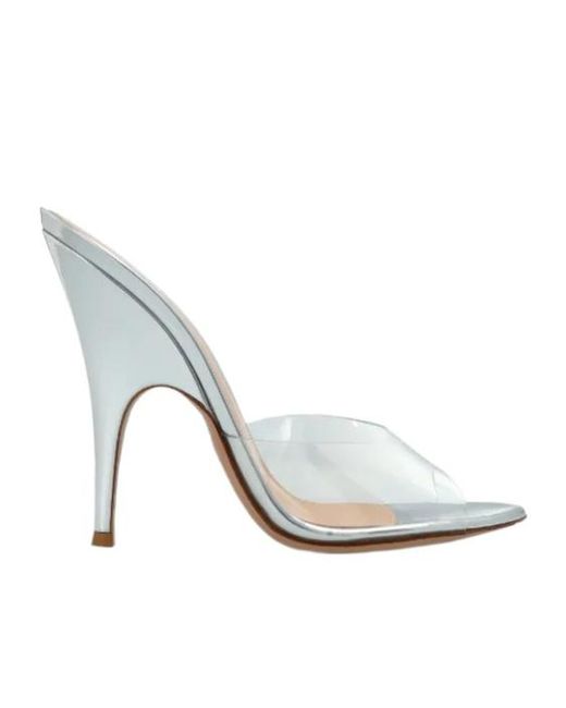 Gianvito Rossi White Simple High Heels