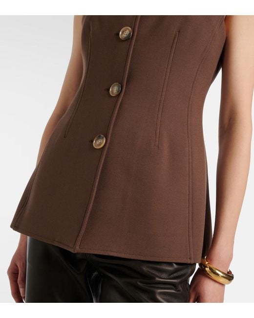 Veronica Beard Brown Jessup Vest