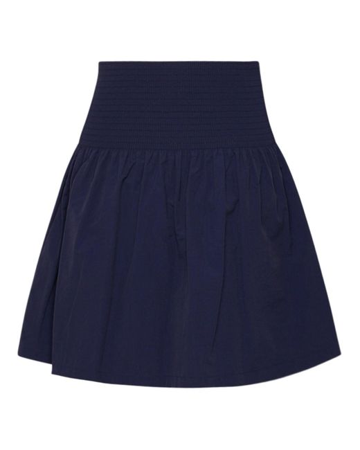 KENZO Blue High Waist Flared Skirt