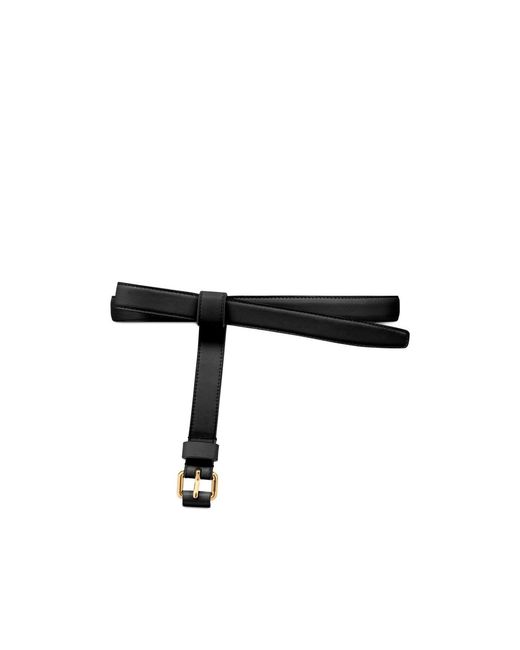 Moschino Black Double-Buckle Belt