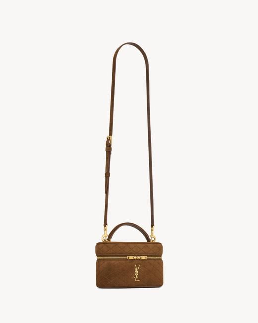Saint Laurent Metallic Gaby Vanity Bag