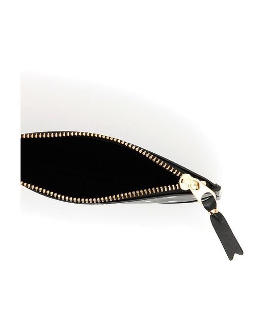 Comme des Garçons Black Comme Des Garçons Wallet Polka Dot Printed Coin Zipped Wallet for men
