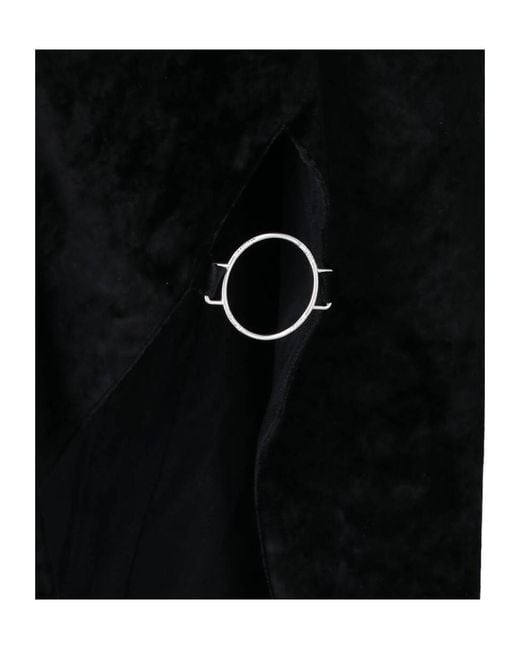 Dondup Black Erotica Side Slit Sleeveless Dress