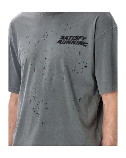 Satisfy Gray Short-Sleeved T-Shirt for men