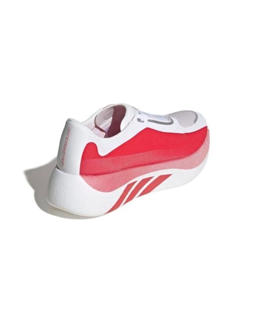 Adidas Red Hyperboost Edge Running Shoes for men