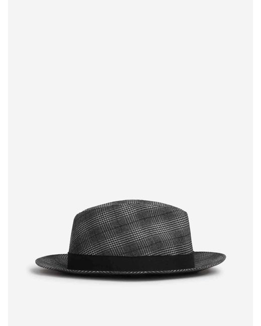 Borsalino Multicolor Plaid Hat for men