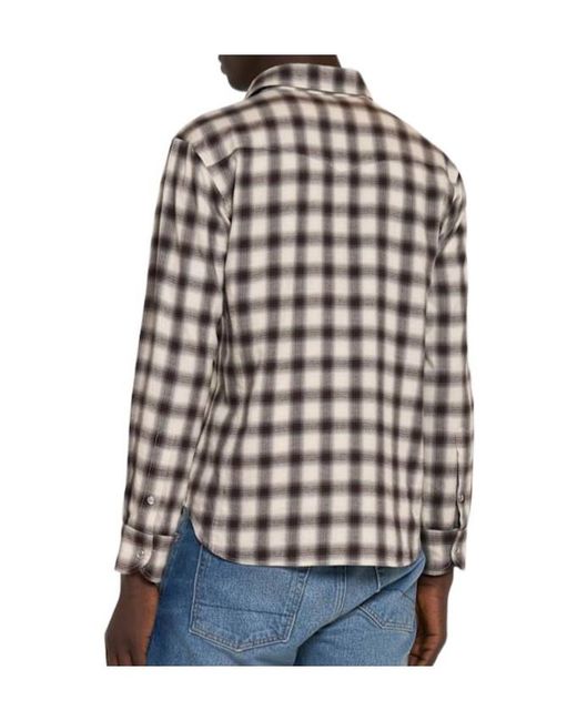 Tom Ford Multicolor Checked Blend Western Shirt for men