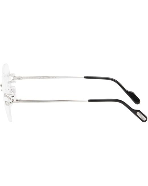 Cartier White Signature C De Glasses