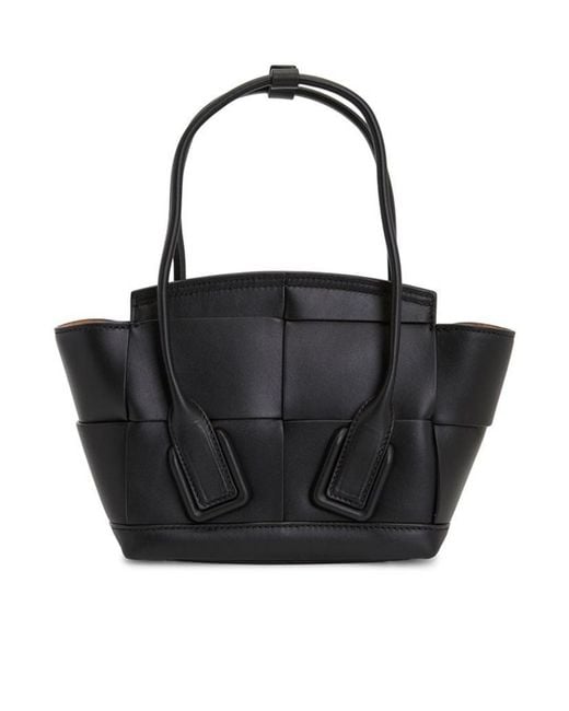 Bottega Veneta Black Double-Handle Shoulder Bag
