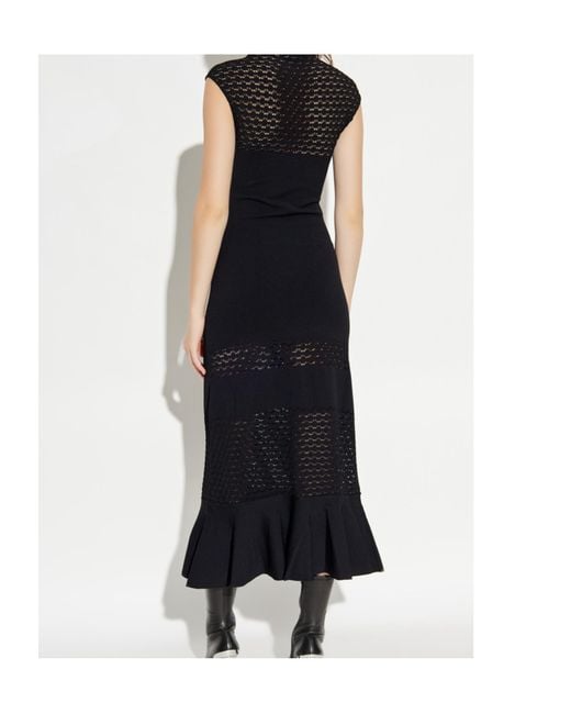 Lanvin Black Midi Dresses