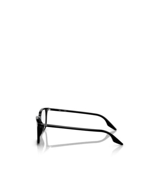 Ray-Ban White Rectangular Frame Glasses