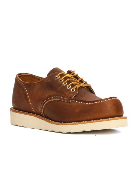 Red Wing Brown Mosinka Oxford Shoes for men