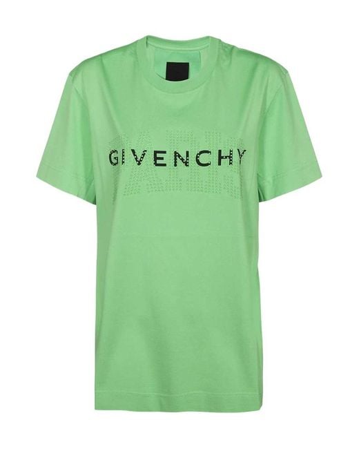 Givenchy Green Round-Necked T-Shirt