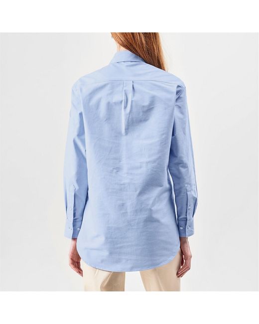 Moncler Blue Logo Shirt