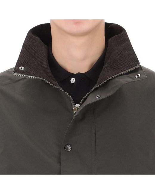 Nanamica Black High-Neck Press-Stud Vest for men