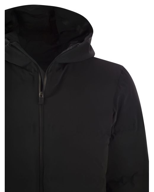 Herno Black Short Down Jacket for men