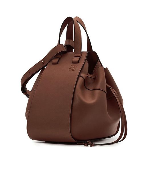 Loewe Brown Medium Hammock Shoulder Bag