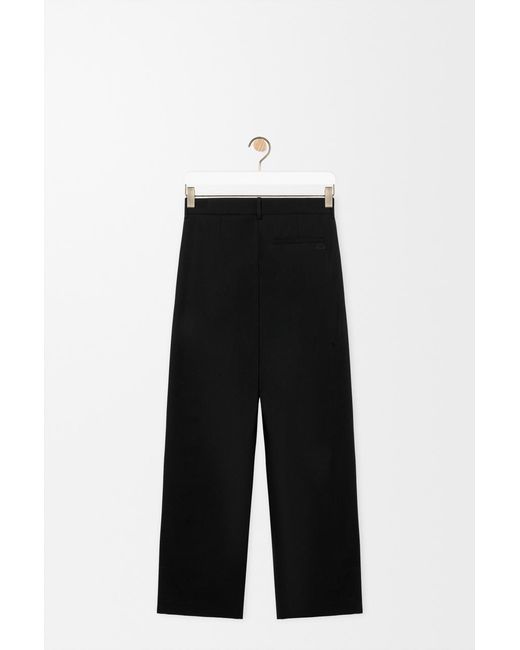 Loewe Black Straight-Leg Casual Pants for men