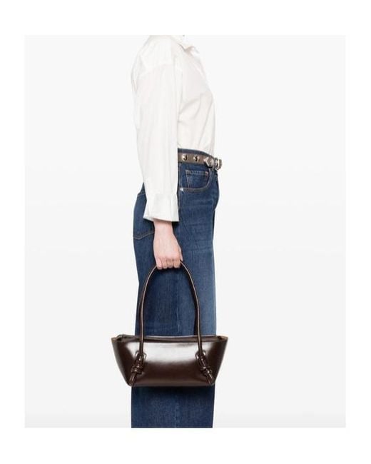Hereu Black Rectangular Tote Bag