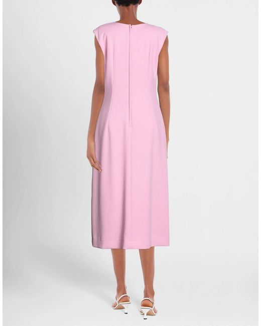 Dolce & Gabbana Pink Sleeveless Solid Color Dress