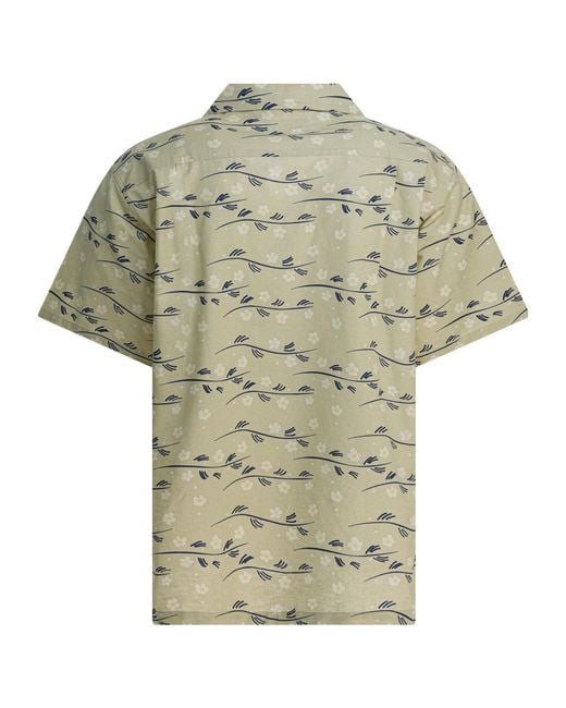 Montbell Green Printed Shirt for men