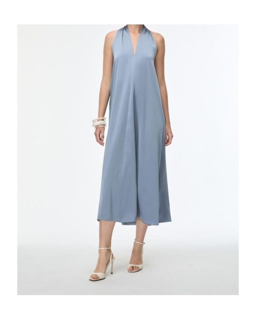 iBlues Blue Satin Dress