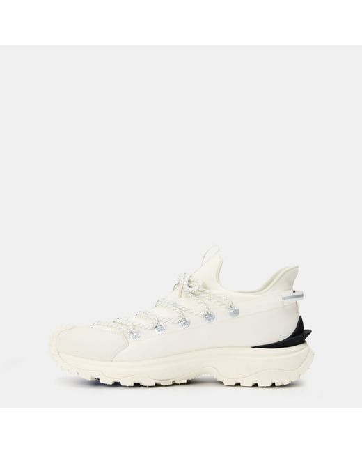 Moncler White Low-Top Sneakers for men