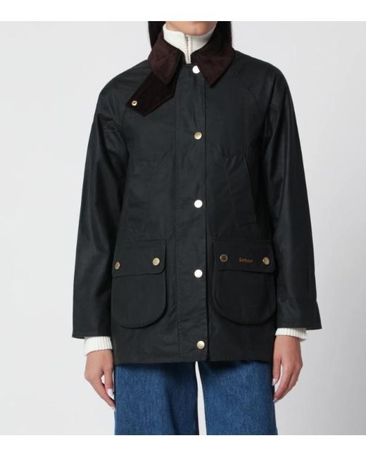 Barbour Black Waxed Cotton Jacket