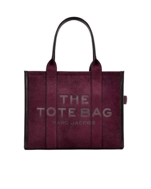 Marc Jacobs Purple The Suede Large Tote Bag