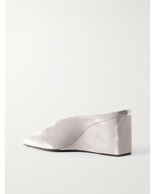Alaïa White Pointed-Toe Mules