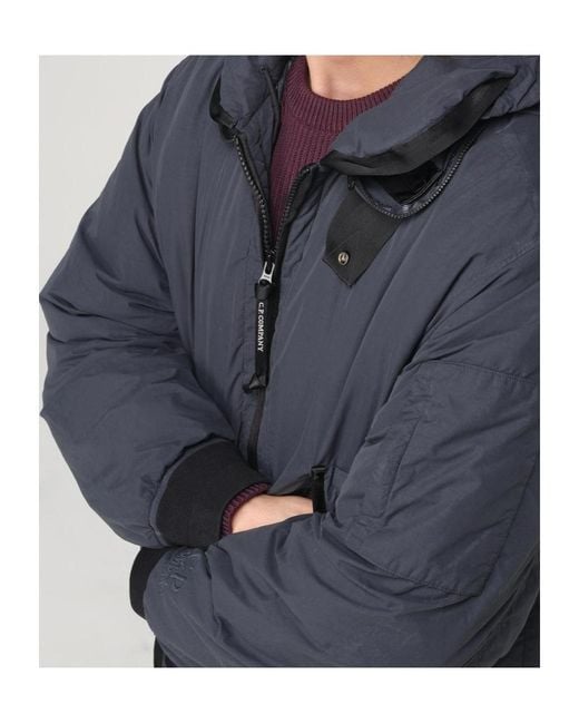 C P Company Blue Long-Sleeved Casual Jacket for men