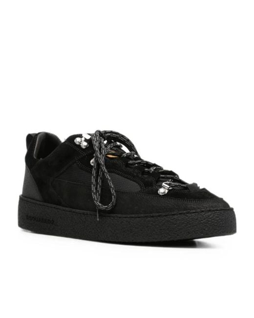 DSquared² Black Trainers for men