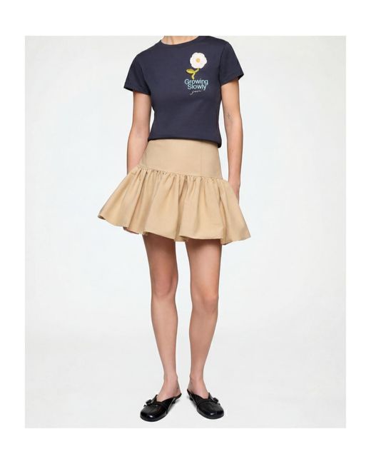 Ganni Natural Skirt