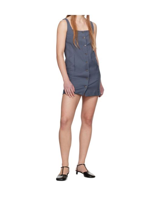 Loulou de Saison Blue Idon Minidress