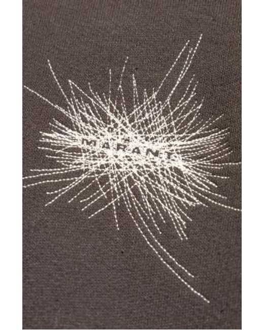 Isabel Marant Gray Mikoy Crewneck Sweatshirt for men