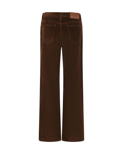 Marni Brown Velvet Trousers