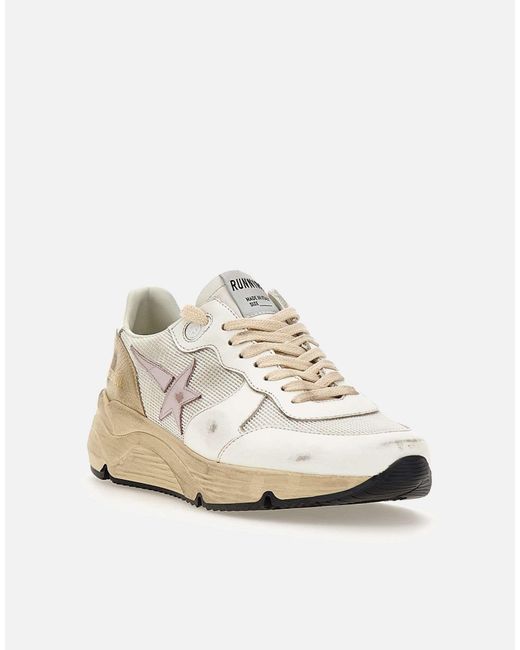 Golden Goose Deluxe Brand White Ball Star Lace-Up Sneakers