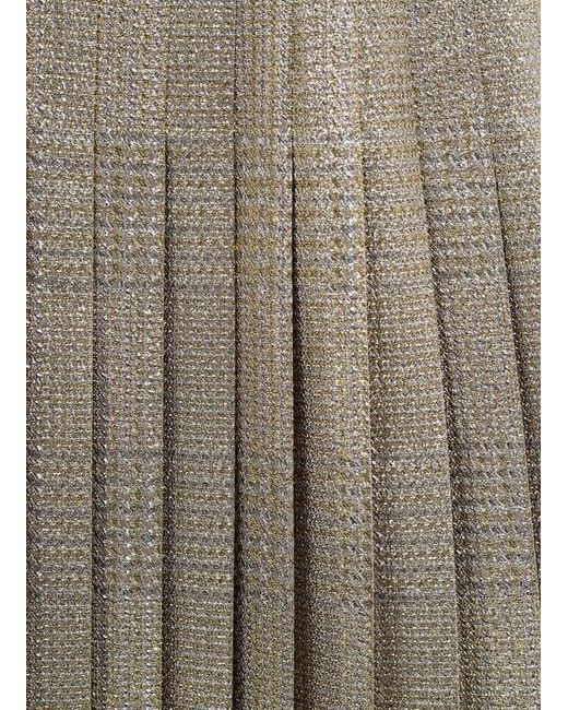 Céline Brown Pleated Skirt