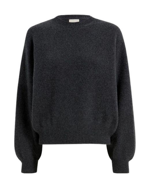 Khaite Black Margaux Crewneck Jumper