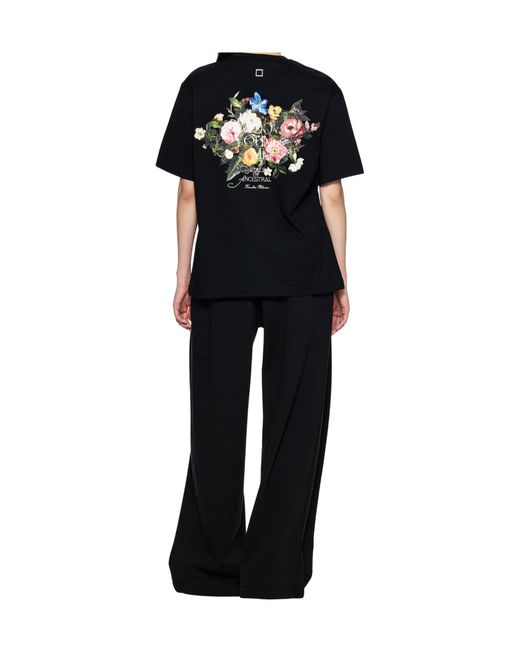 Wooyoungmi Black Logo Crew Neck T-Shirt