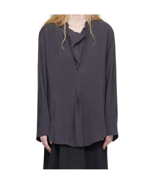 Studio Nicholson Blue Pampa Top