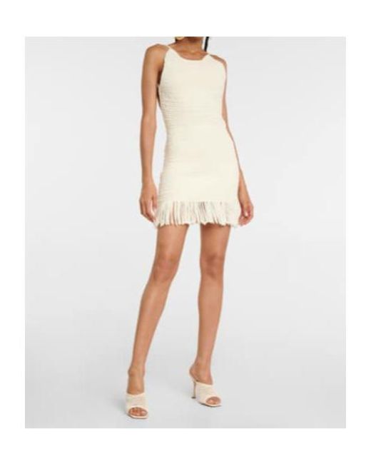 Magda Butrym White Knit Minidress