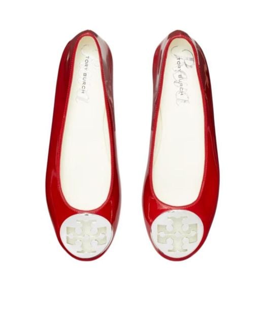 Tory Burch Red Reve Ballet Shoes
