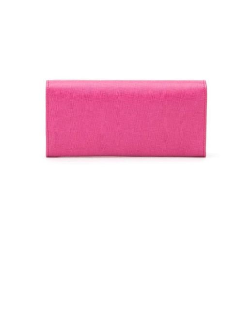 Fendi Pink Logo Wallet