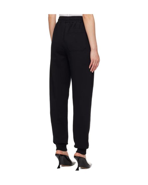 Helmut Lang Black Elastic Waist Sweatpants